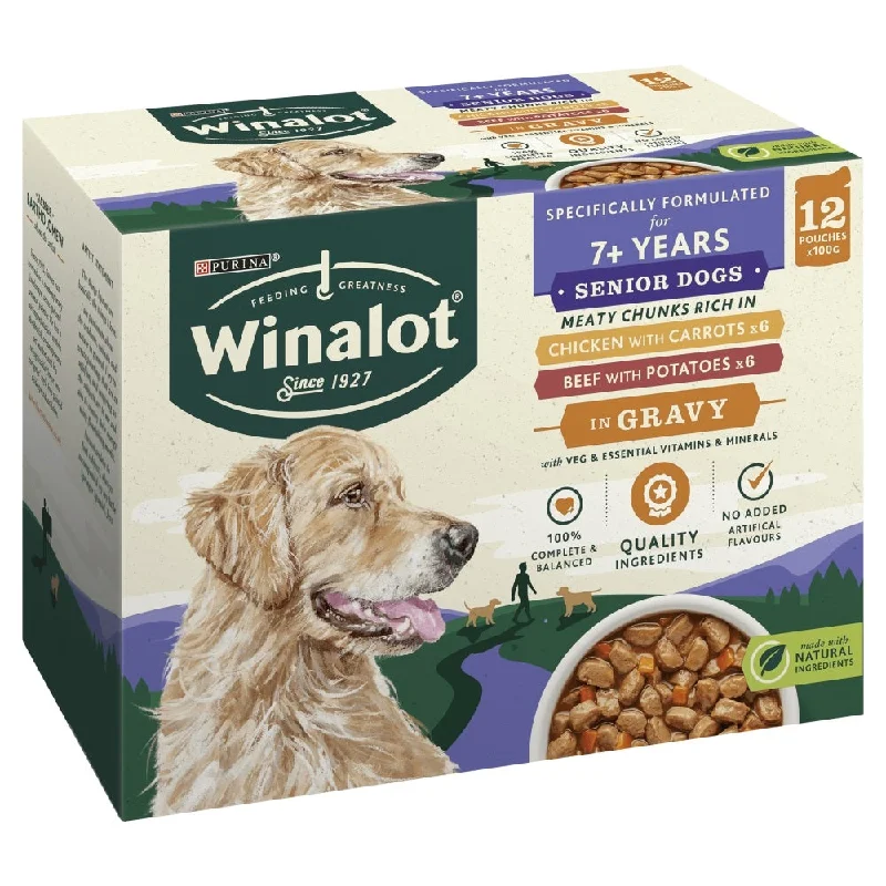 Winalot Senior Meaty Chunks CIG4x12x100g