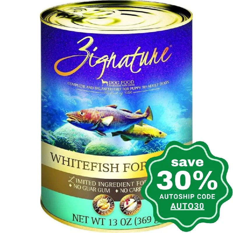 Zignature - Canned Dog Food - Limited Ingredient - Whitefish - 13OZ