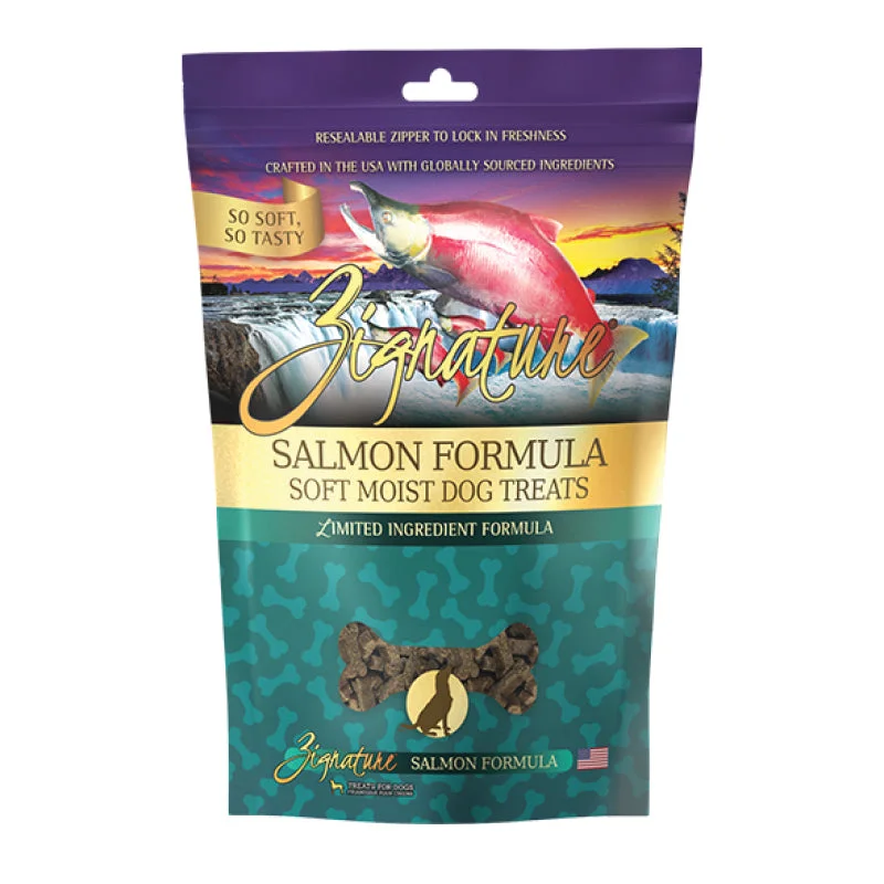 Zignature Grain Free Salmon Formula Soft Moist Dog Treats