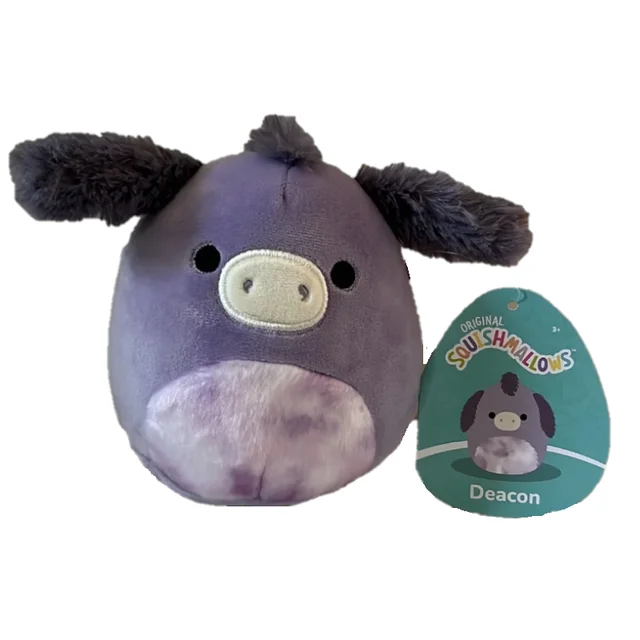 Squishmallow Deacon the Purple Gray Donkey 8" Stuffed Plush by Kelly Toy