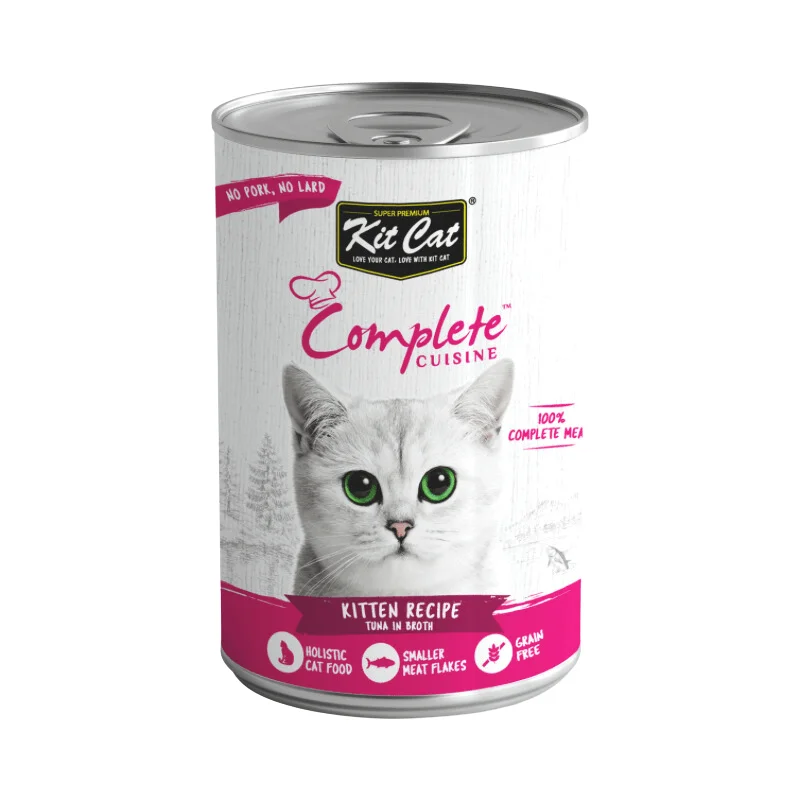 Canned Cat Food - Complete CUISINE - Tuna In Broth Kitten Recipe - 150 g