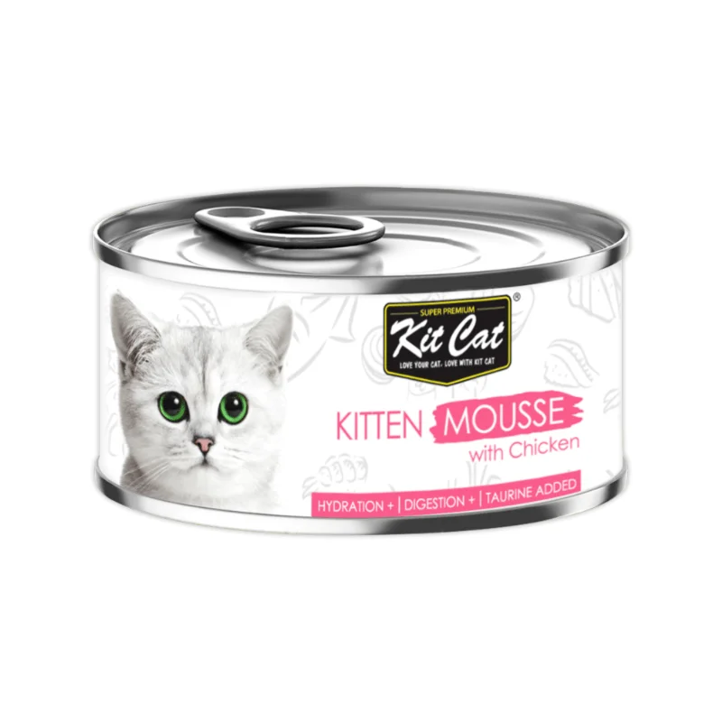 Canned Cat Food - Kitten MOUSSE - Chicken - 80 g