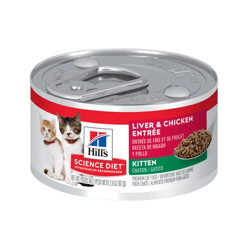 Canned Cat Food - Kitten - Liver & Chicken Entrée