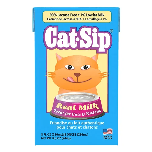 Real Milk Treat For Cats & Kittens - Cat.Sip - 8 oz