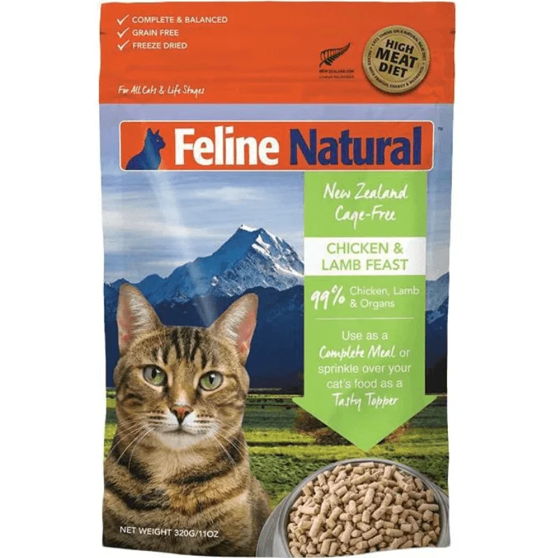 Freeze Dried Cat Food - Chicken & Lamb Feast