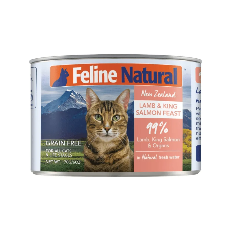 Canned Cat Food - Lamb & King Salmon Feast