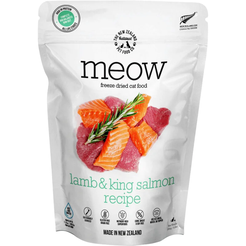 Freeze Dried Cat Food - Lamb & King Salmon Recipe