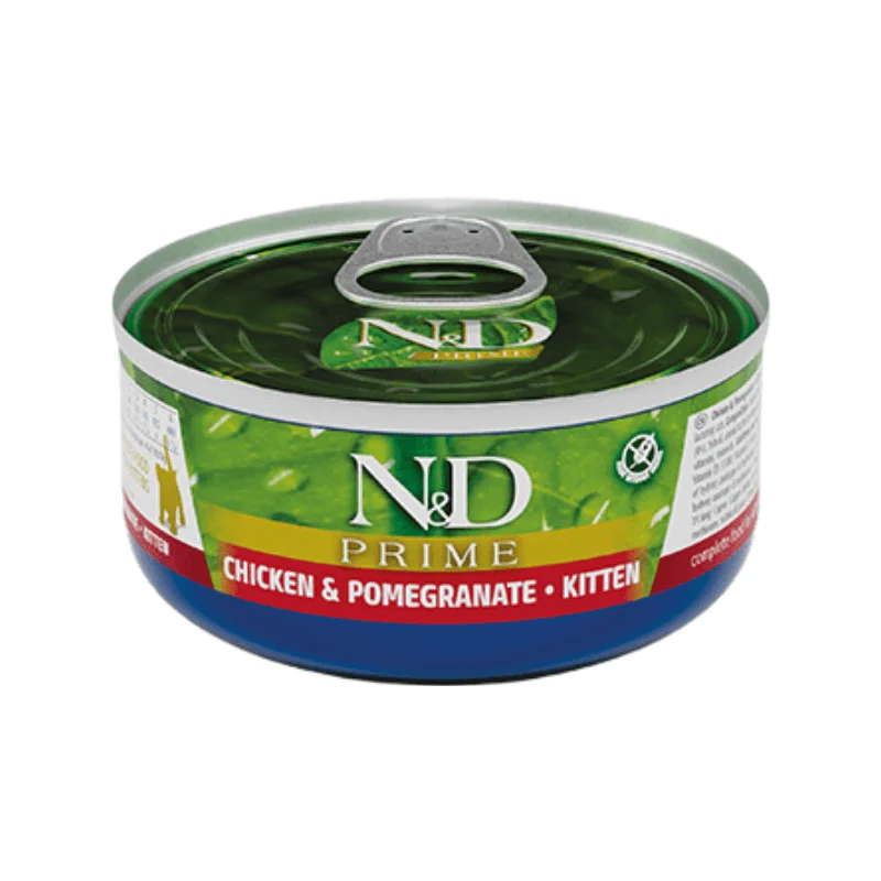 Canned Cat Food - N & D - PRIME - Chicken & Pomegranate - Kitten - 2.5 oz