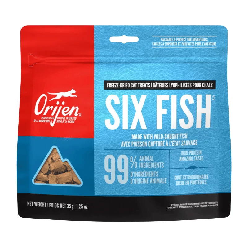 Freeze Dried Cat Treat - Six Fish - 35 g