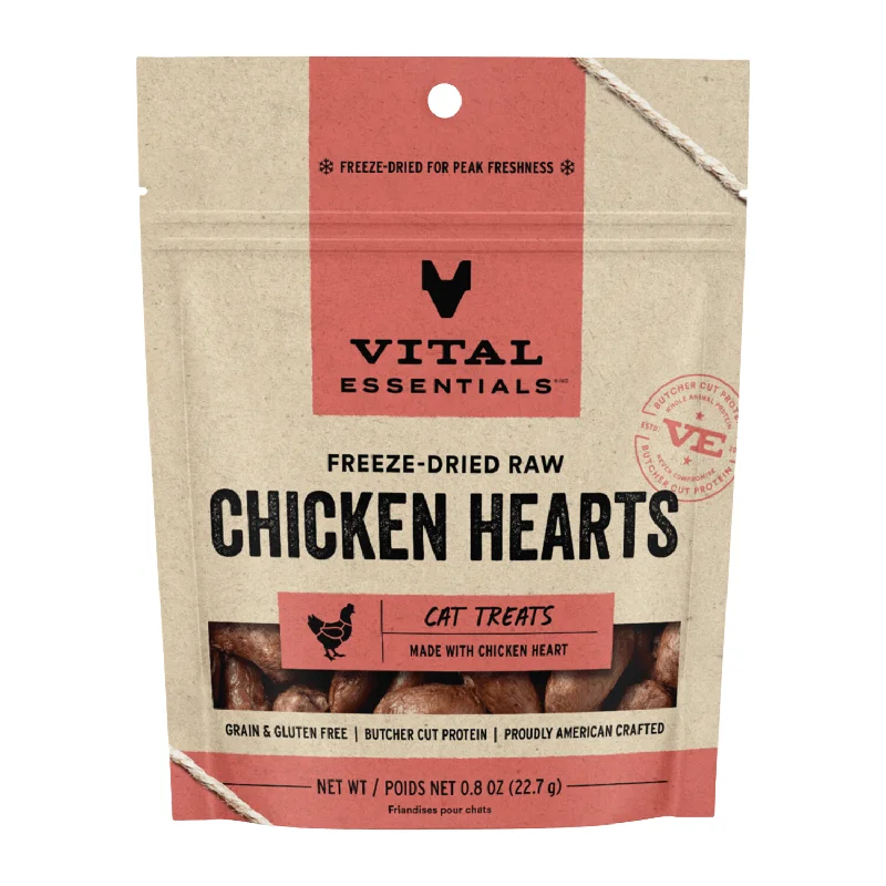 Freeze Dried Cat Treat - Chicken Heart - 0.8 oz