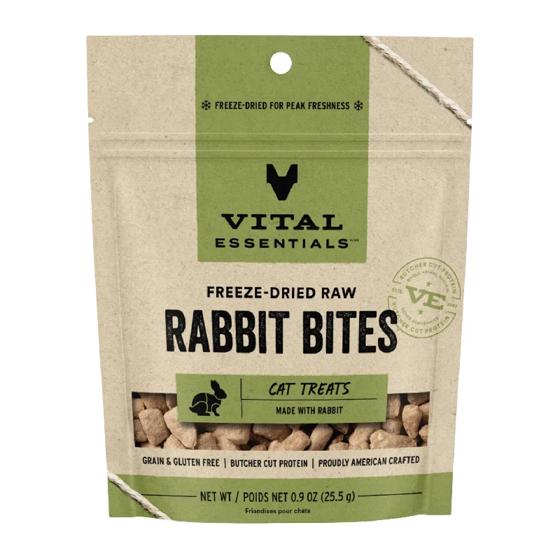 Freeze Dried Cat Treat - Rabbit Bites - 0.9 oz