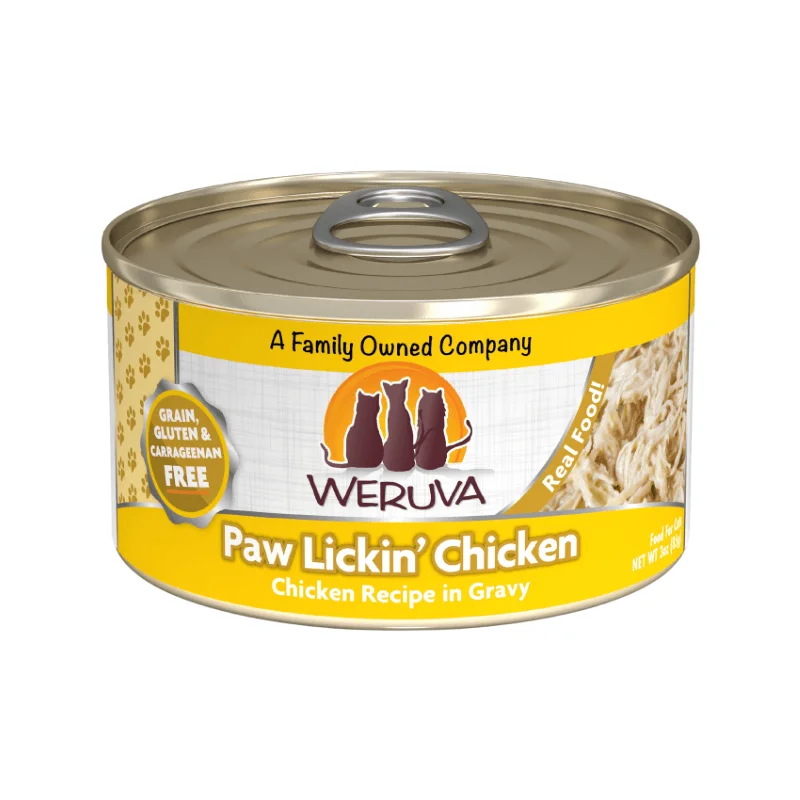 Canned Cat Food - CLASSIC - Paw Lickin’ Chicken - Chicken Recipe in Gravy