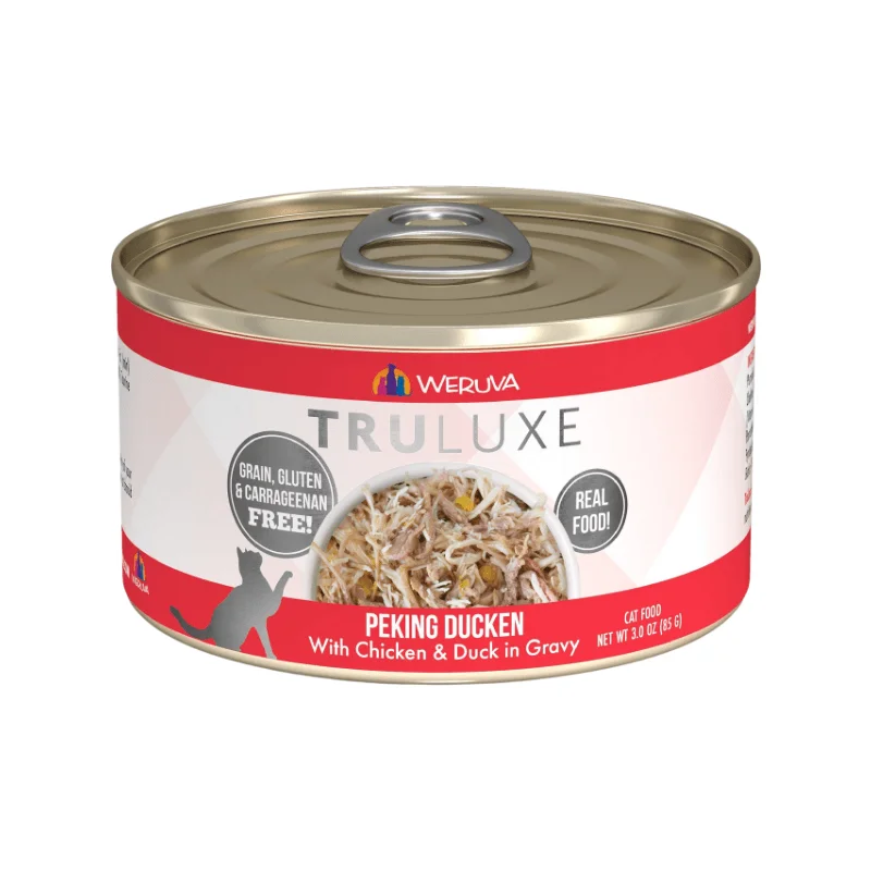 Canned Cat Food - TRULUXE - Peking Ducken - with Chicken & Duck in Gravy