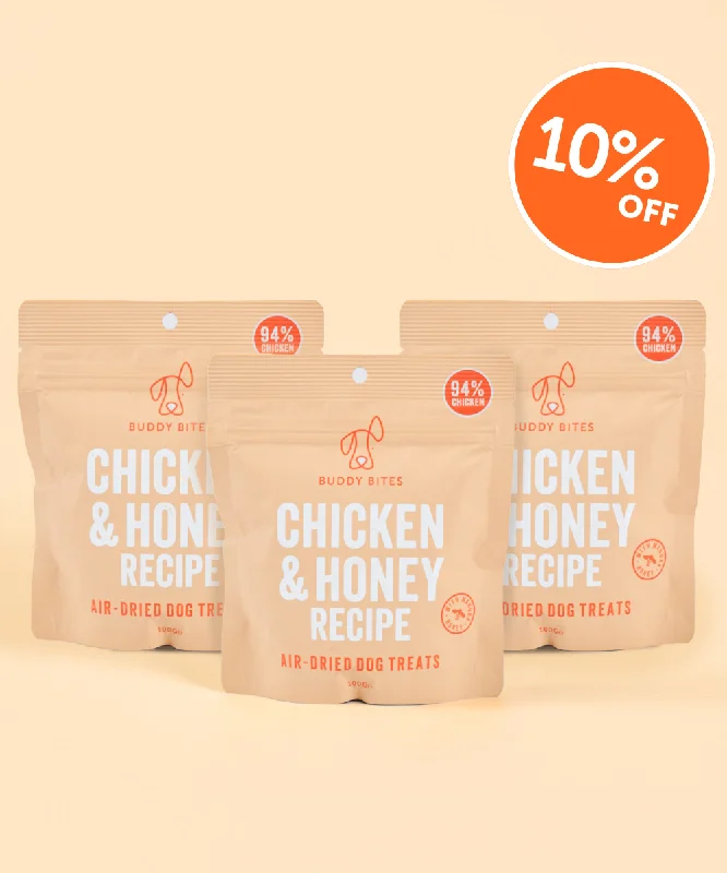 3 Pack Chicken & Manuka Honey Treats