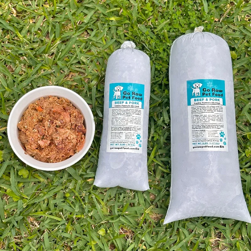 Beef & Pork Raw Dog Food