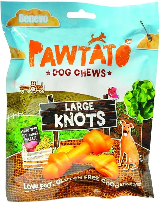 Benevo Pawtato - Dog Chews - Large Knots - 180 g