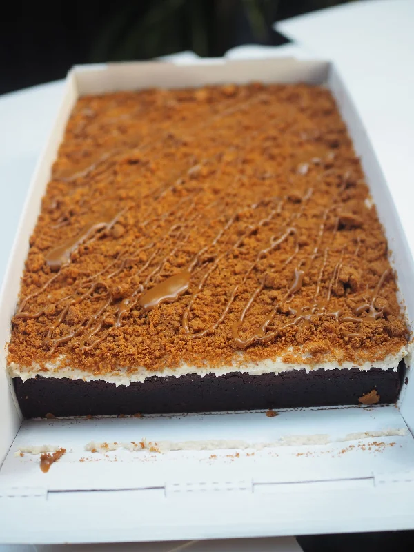 Biscoff Brownie Slab