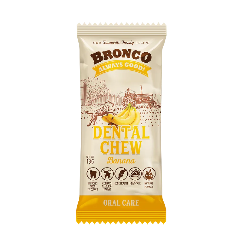 Bronco Dog Dental Chew Banana 18g