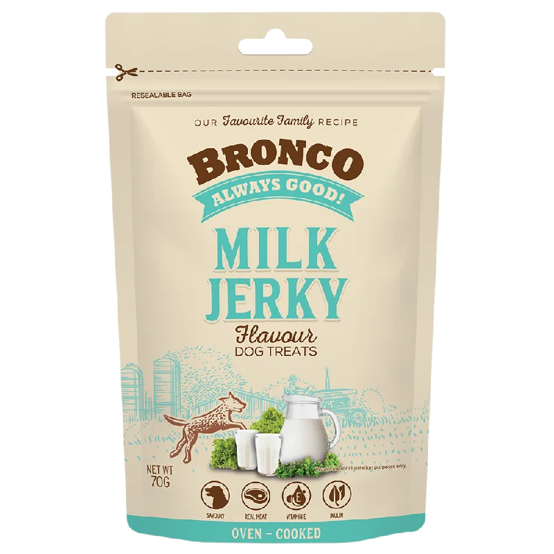 Bronco Dog Jerky Milk 70g