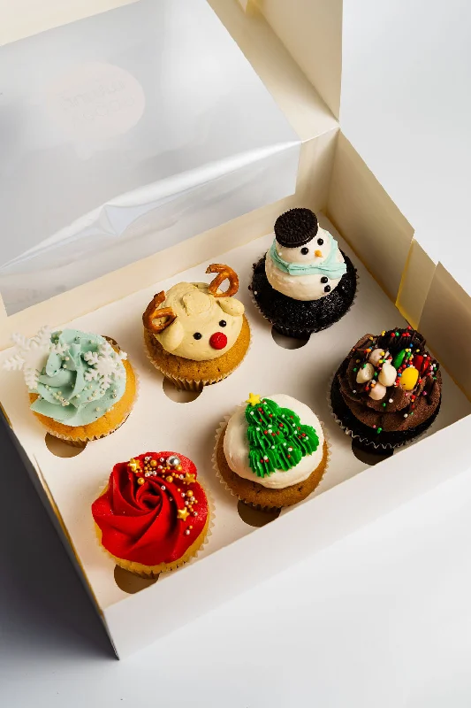 Seasonal Christmas Cupcakes