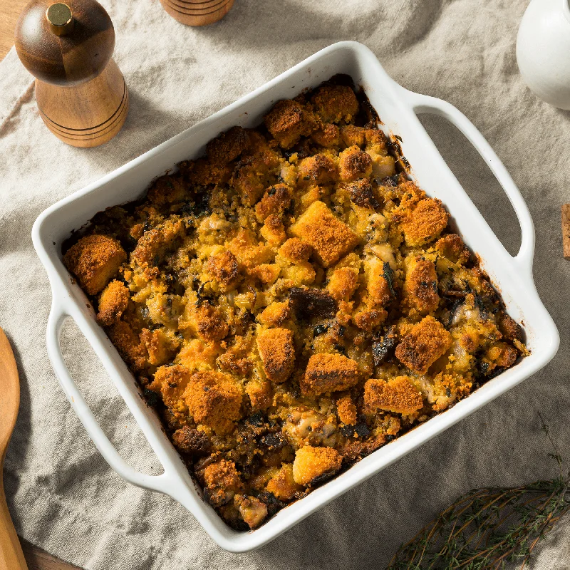 Cornbread Stuffing with Apples & Cranberries (Party Sizes)