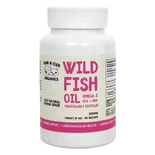 Dom & Cleo Organics Wild Fish Oil 60gelcaps