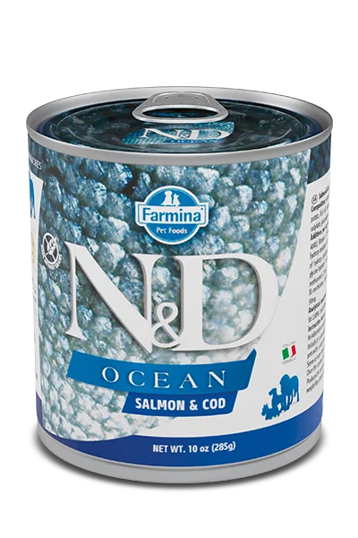 Farmina N&D Ocean Salmon & Cod Wet Dog Food