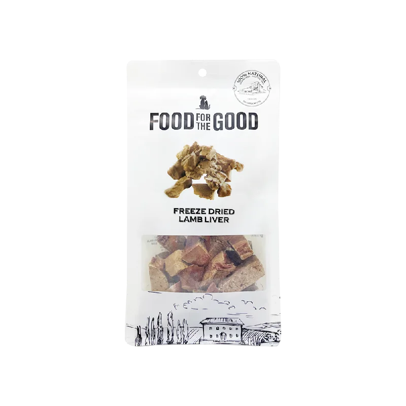 Food For The Good Dog & Cat Treats Freeze Dried Lamb Liver 70g