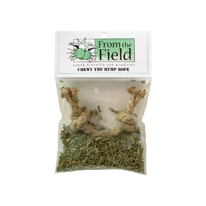 From the Field Chewy the Hemp Rope Organic Catnip Cat Toy