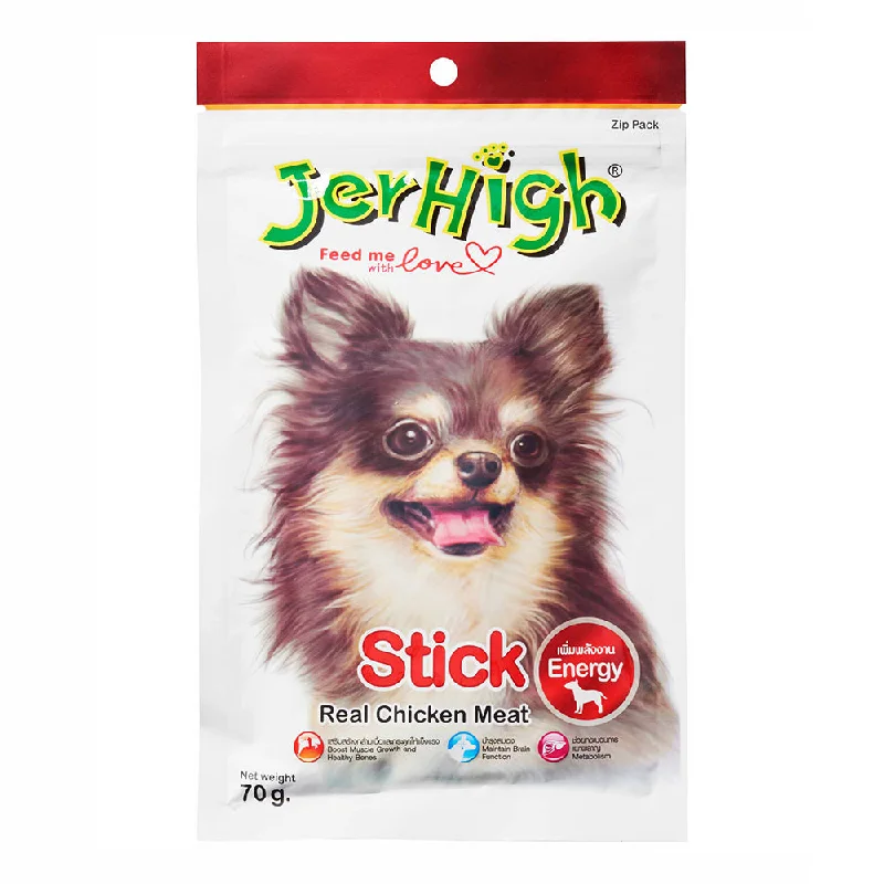 Jerhigh Dog Treat Chicken Stick 70g