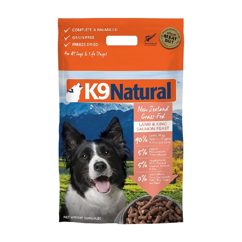 K9 Natural Dog Freeze Dried Lamb & King Salmon 1.8kg