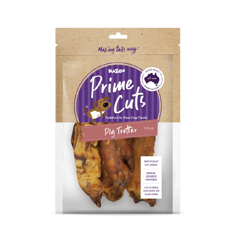 KAZOO PRIME CUTS PIG TROTTER 3PK