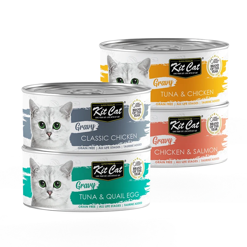 KitCat Gravy Canned Food for Cat 70g