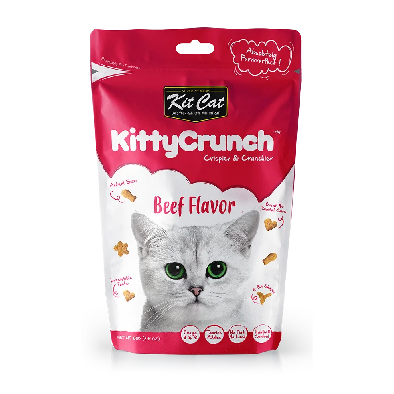 KitCat KittyCrunch Cat Bites Beef Flavor 60g