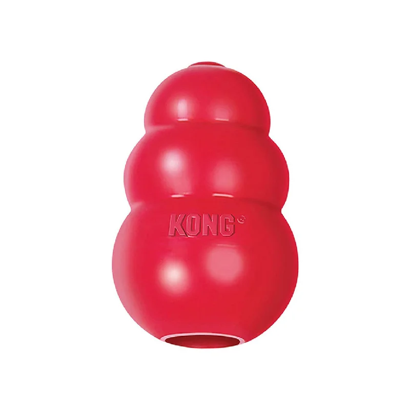 KONG Classic Natural Rubber Treat Stuffer Dog Chew Toy