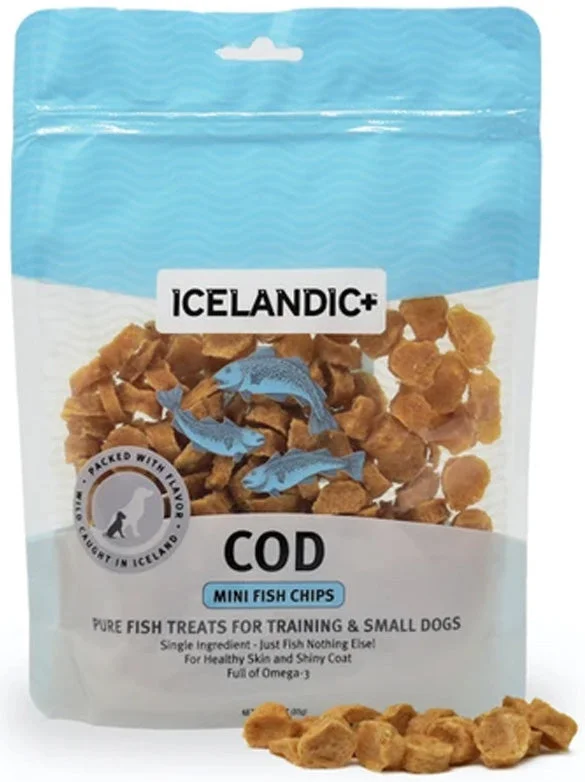 Mini Cod Fish Chips ~ 100% Pure Icelandic & Perfect for Training!