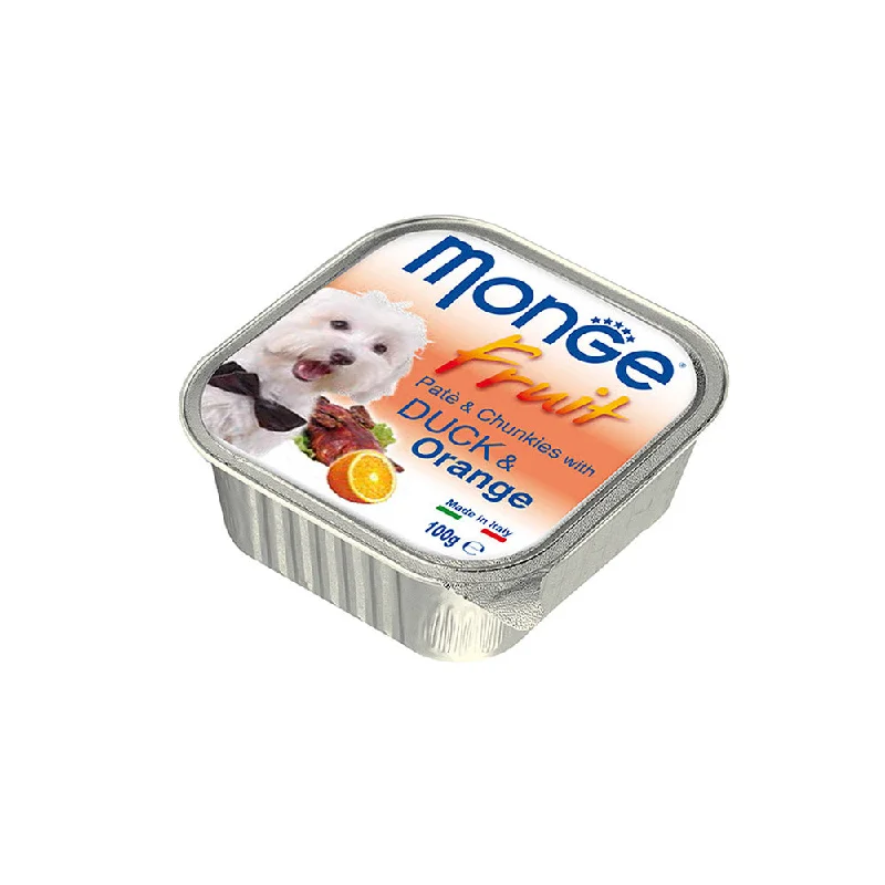 Monge Dog Fruit - Duck & Orange Pate with Chunkies 100g