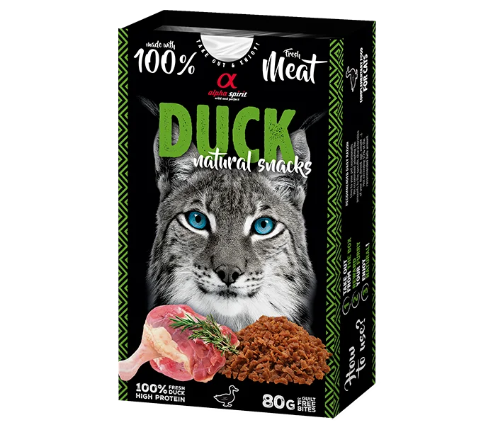 NATURAL SNACK CATS  - PATO 80gr