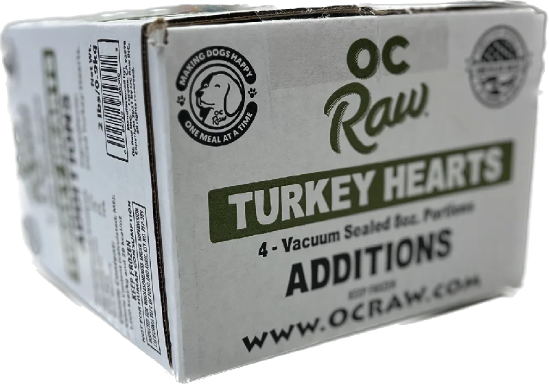 OC Raw Dog Turkey Hearts Additions