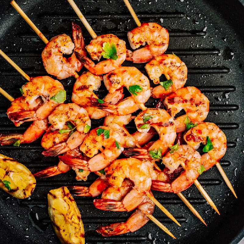 Old Bay Shrimp Kabobs