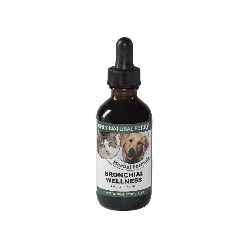 Only Natural Pet Bronchial Wellness Herbal Liquid Formula for Dogs & Cats