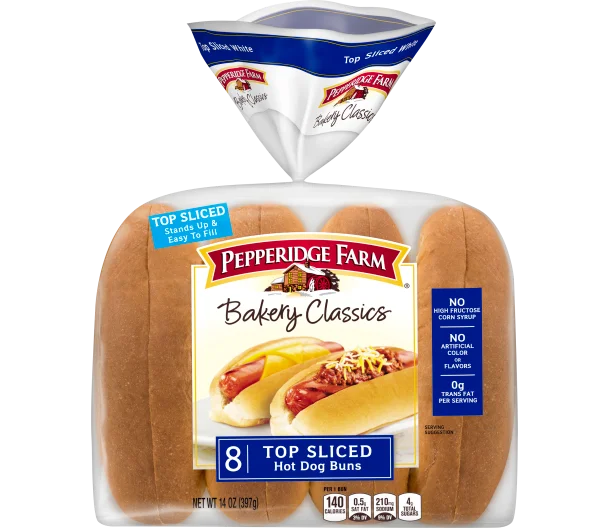 Pepperidge Farms ~ Hot Dog Rolls (Top Sliced)