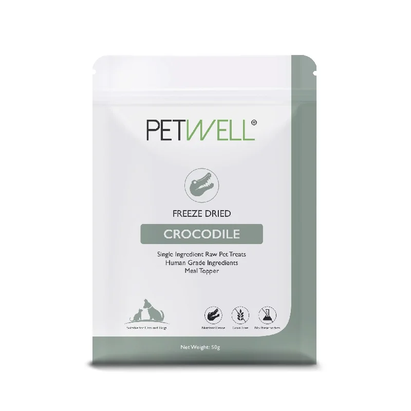 PetWell Freeze Dried Crocodile