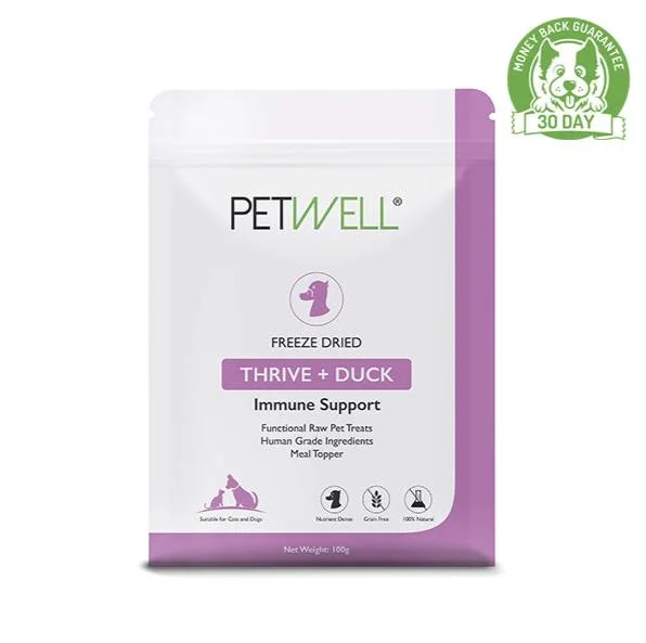 PetWell THRIVE + DUCK Functional Treats