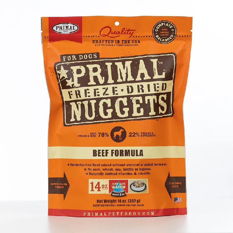 Primal Canine Freeze-Dried Nuggets Beef Formula 14oz