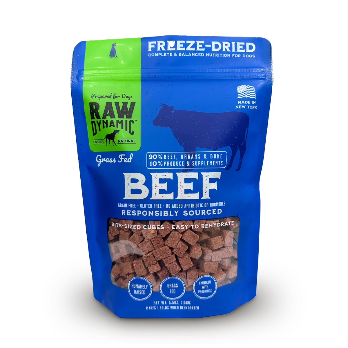 Raw Dynamic Freeze Dried Raw Beef Fromula for Dogs