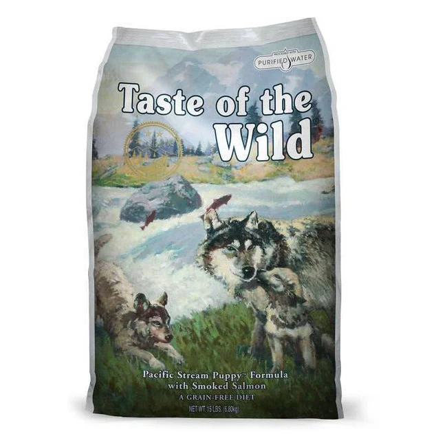 Taste of the Wild Canine Puppy Grain-Free Pacific Stream with Smoked Salmon 12.2kg