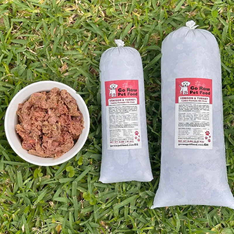 Venison & Turkey Raw Dog Food