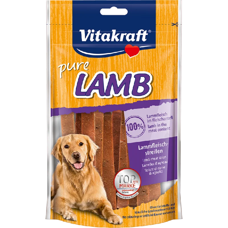 Vitakraft Dog Treats Lamb Meat Strips 80g