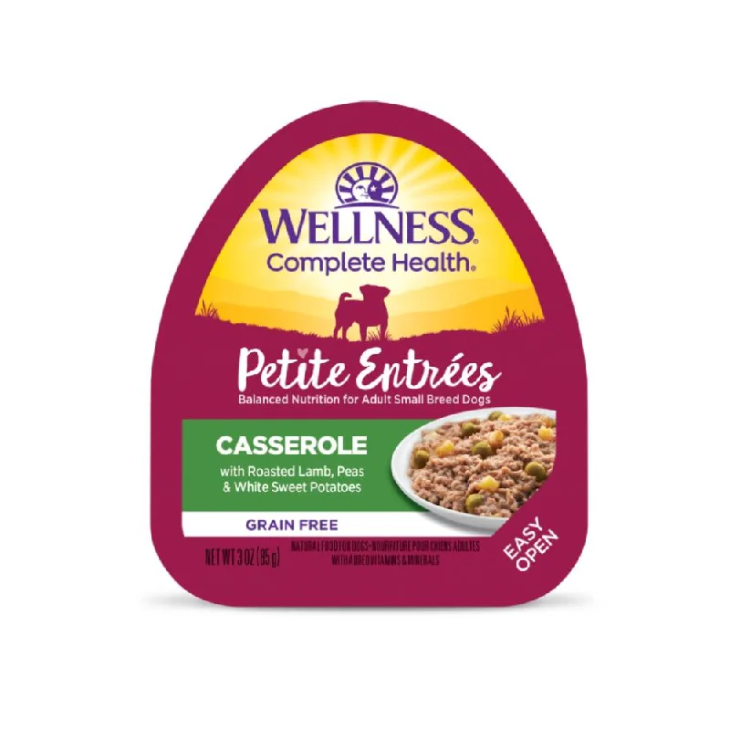 Wellness Dog Small Breed Petite Entrees Casserole - Roasted Lamb, Peas & White Sweet Potatoes 3oz